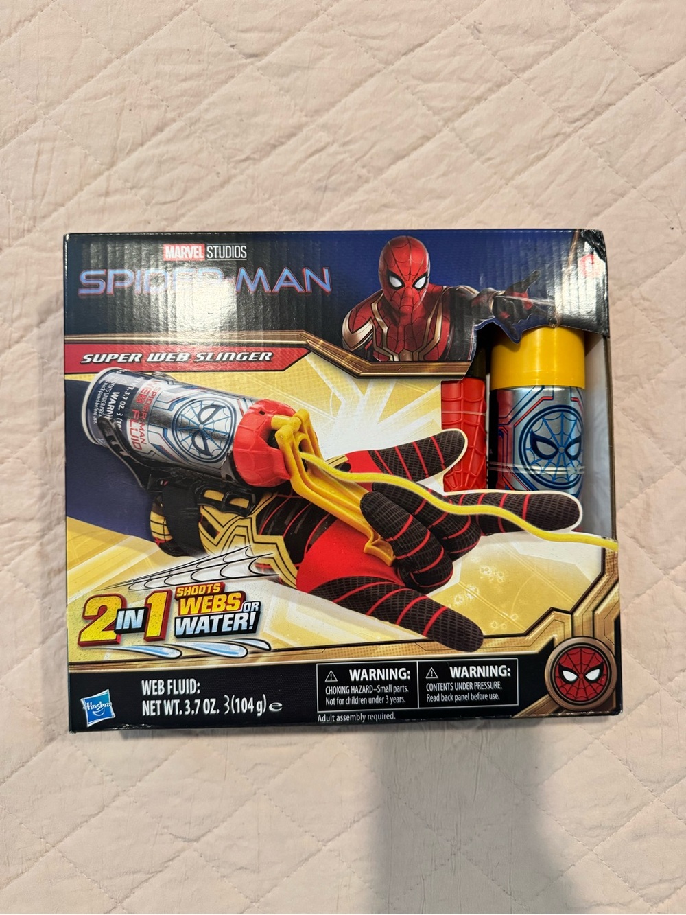 Hasbro Spider-Man Super Web Slinger Toy — Red, Yellow & Black